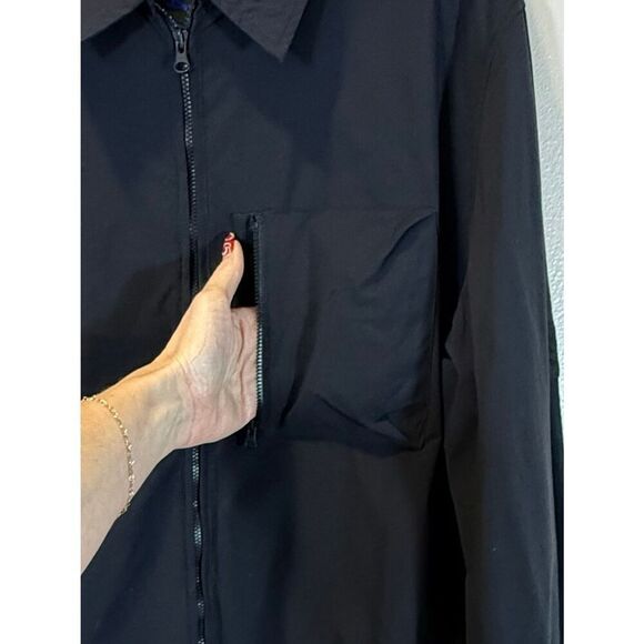 NWOT MAAP Ultra Minimalist Motion Long Sleeve Zip Up Black Shirt Men’s XXL - Picture 5 of 16